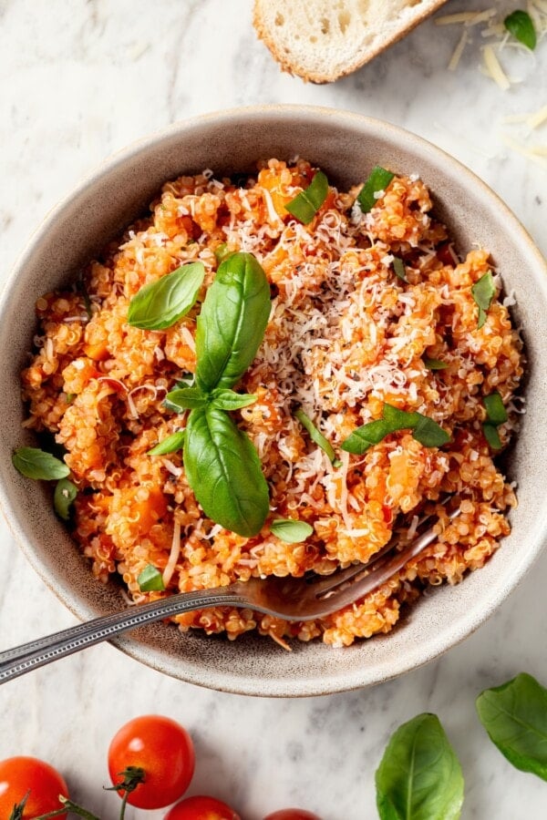 Tomato Quinoa Risotto: A 15-Minute, High-Protein Side Dish